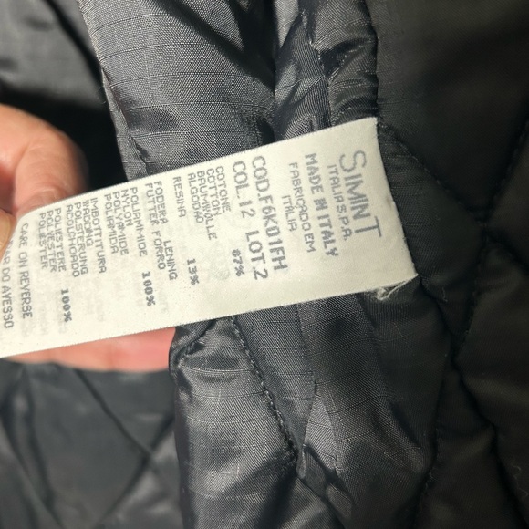 Vintage Armani Jean Leather Jacket - Picture 3 of 3